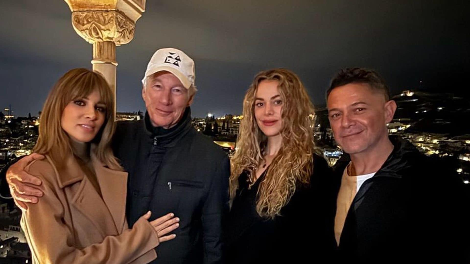 Alejandra y Richard Gere disfrutan de 'una de las mejores cenas de su vida' con Alejandro Sanz y Candela