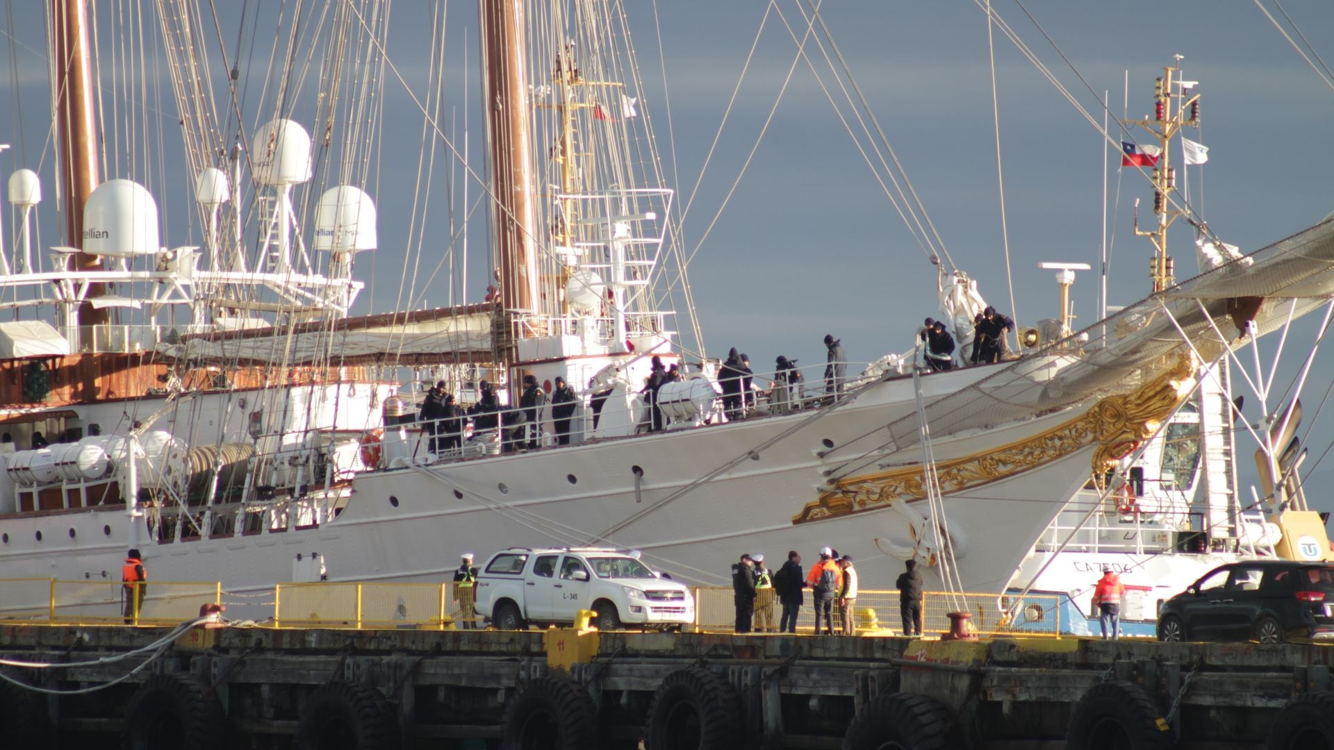 La princesa Leonor llega a Chile a bordo de 'Elcano' con un ligero cambio de planes 