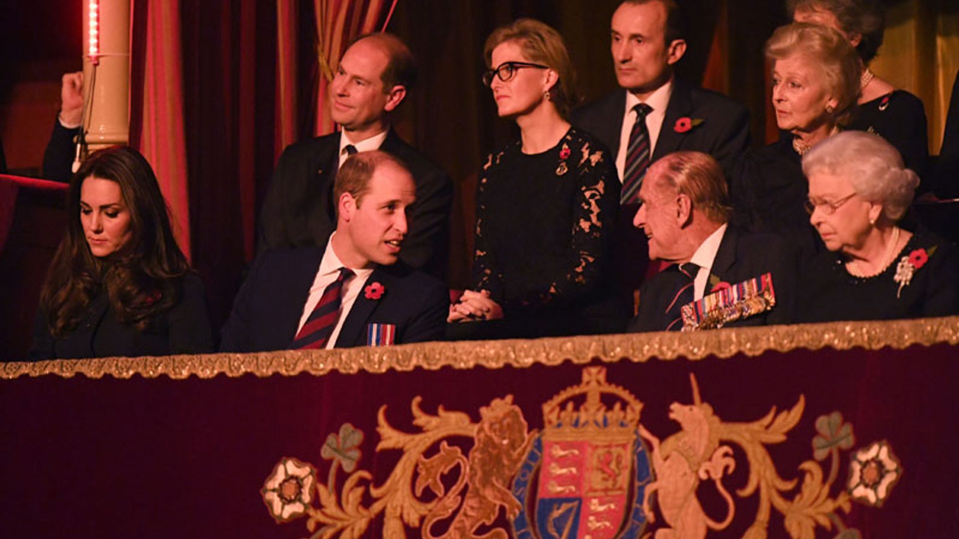 Toda la Familia Real británica se reúne en el Real Festival del Recuerdo