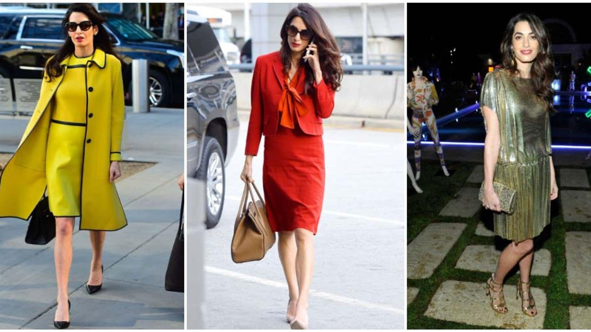 De fiesta y a lo 'working girl': los 'looks' de Amal Clooney que te servirán de inspiración