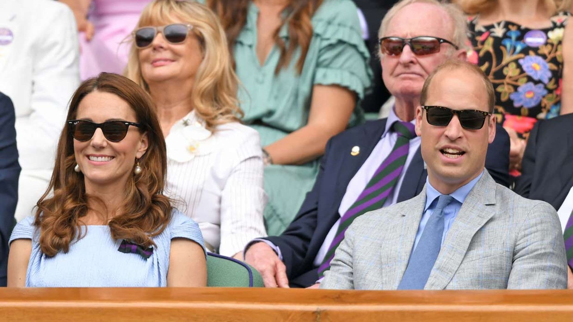 Los duques de Cambridge acuden con todos los Middleton a la final masculina de Wimbledon