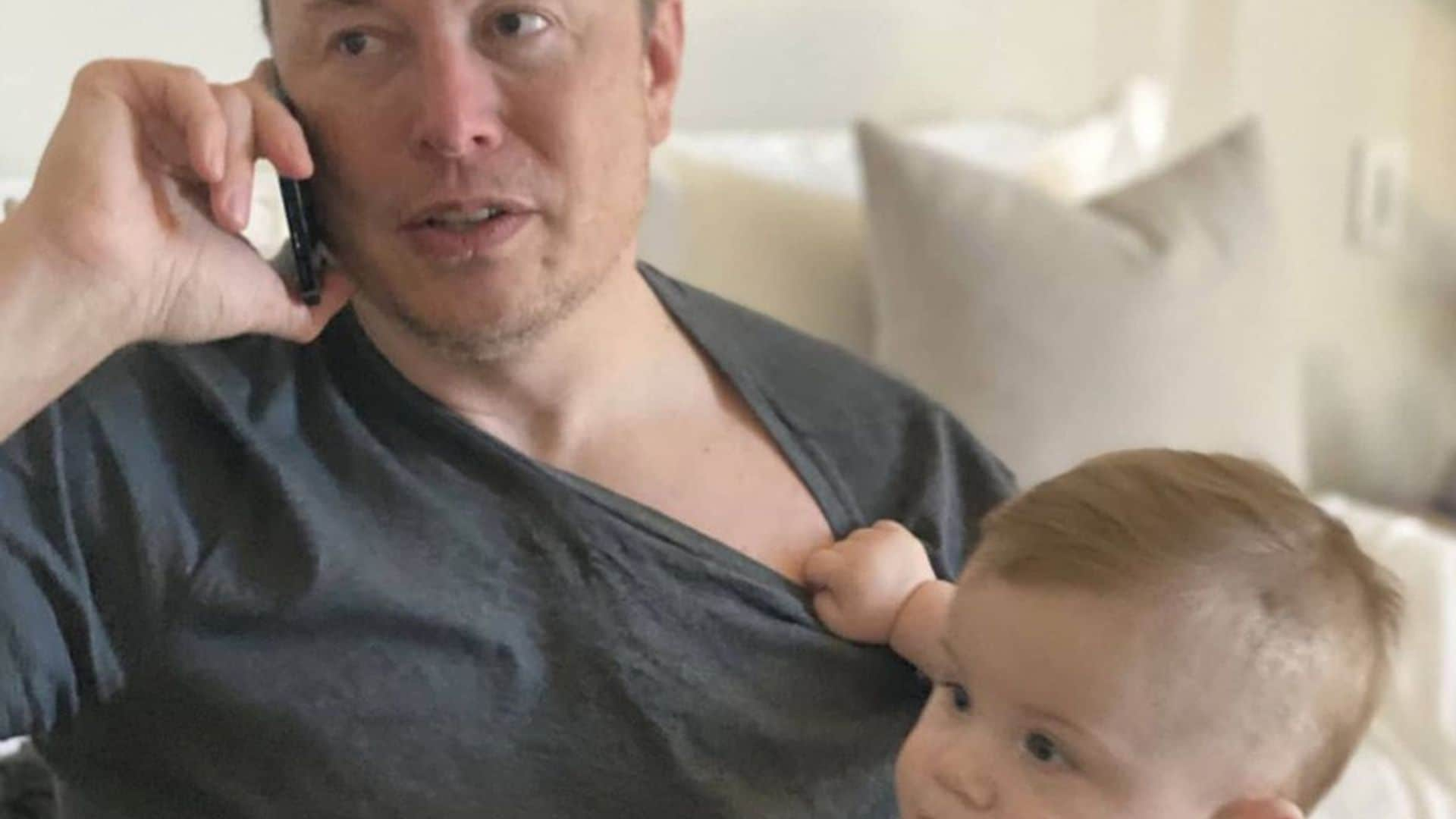 Elon Musk, todo un padrazo con su bebé, X, que ya tiene nueve meses