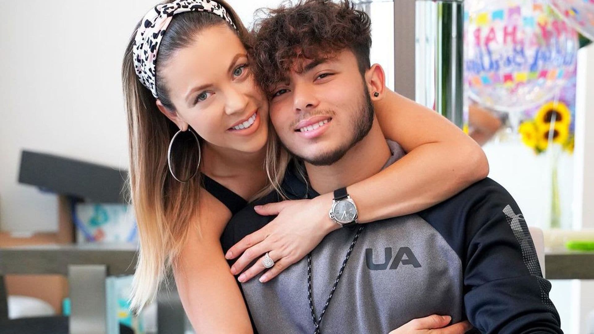 ximena duque y su hijo cristan carabias