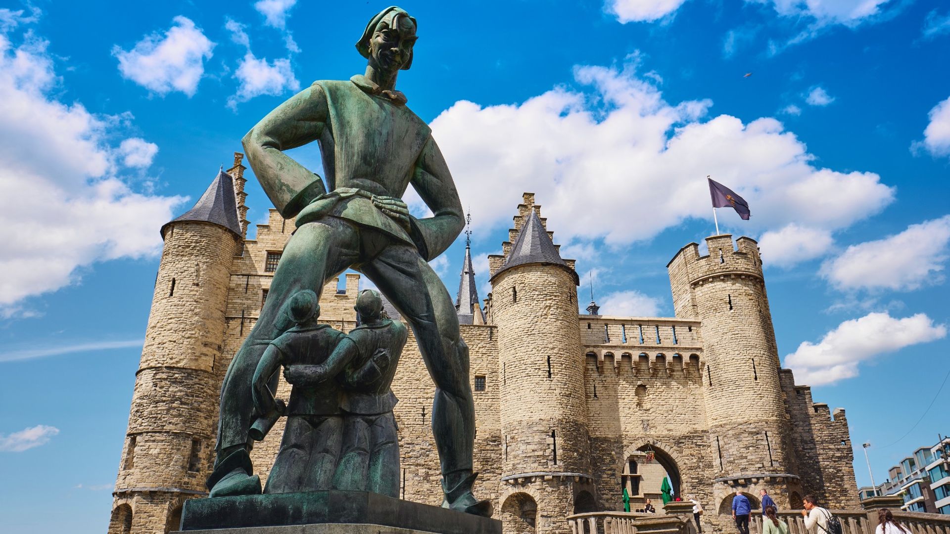 Castillo Het Steen, Amberes, Flandes, Bélgica