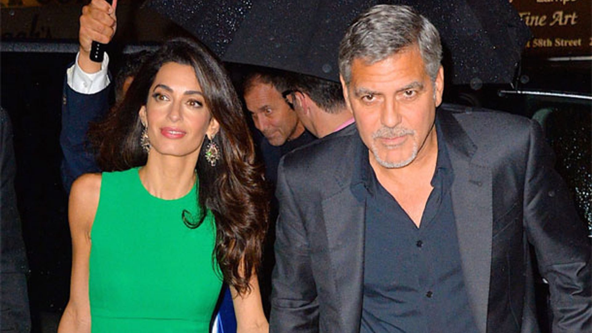 ¿Cómo celebraron George Clooney y Amal Alamuddin su aniversario de boda?