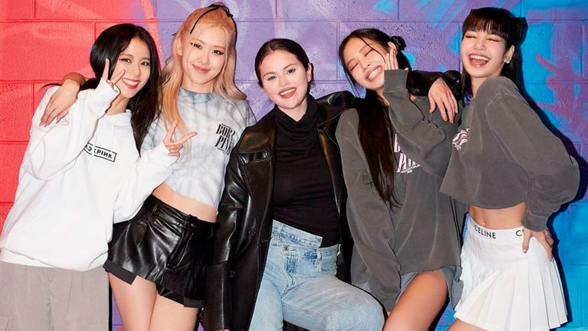 La inesperada tendencia que adelanta Selena Gomez en su foto viral con Blackpink