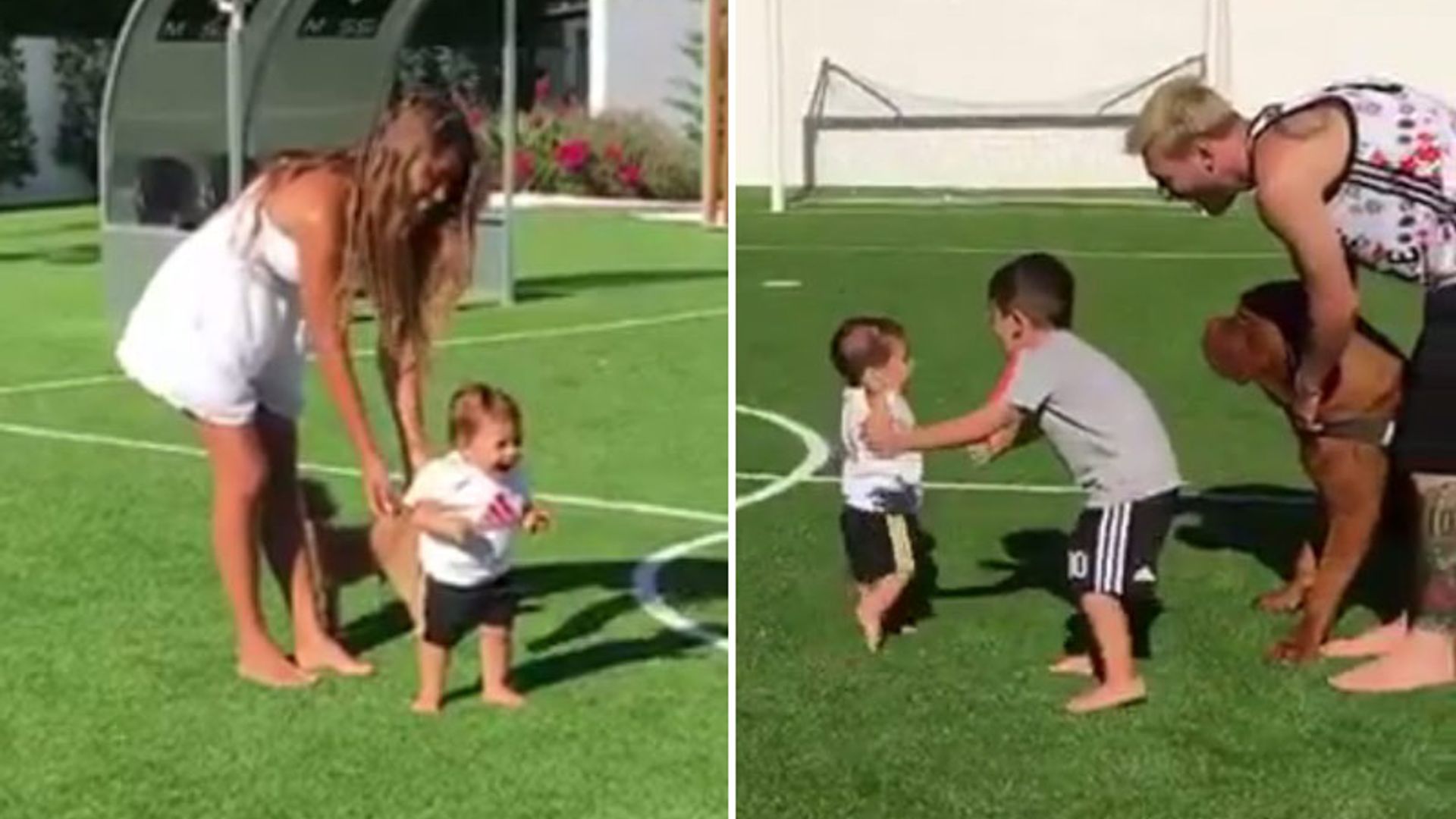 Leo Messi comparte los primeros pasos de su hijo, Mateo, y no puede ser más adorable