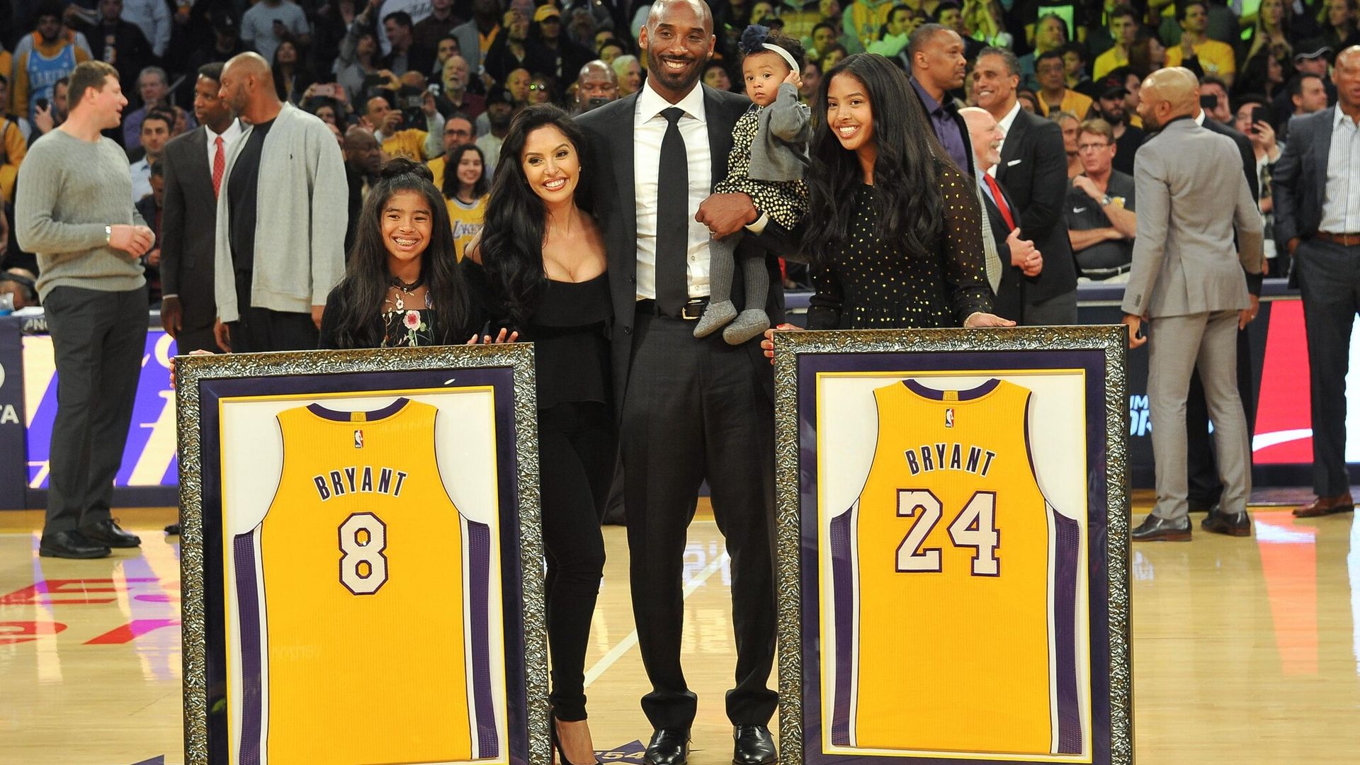 Los momento más entrañables de Kobe Bryant en su papel como papá