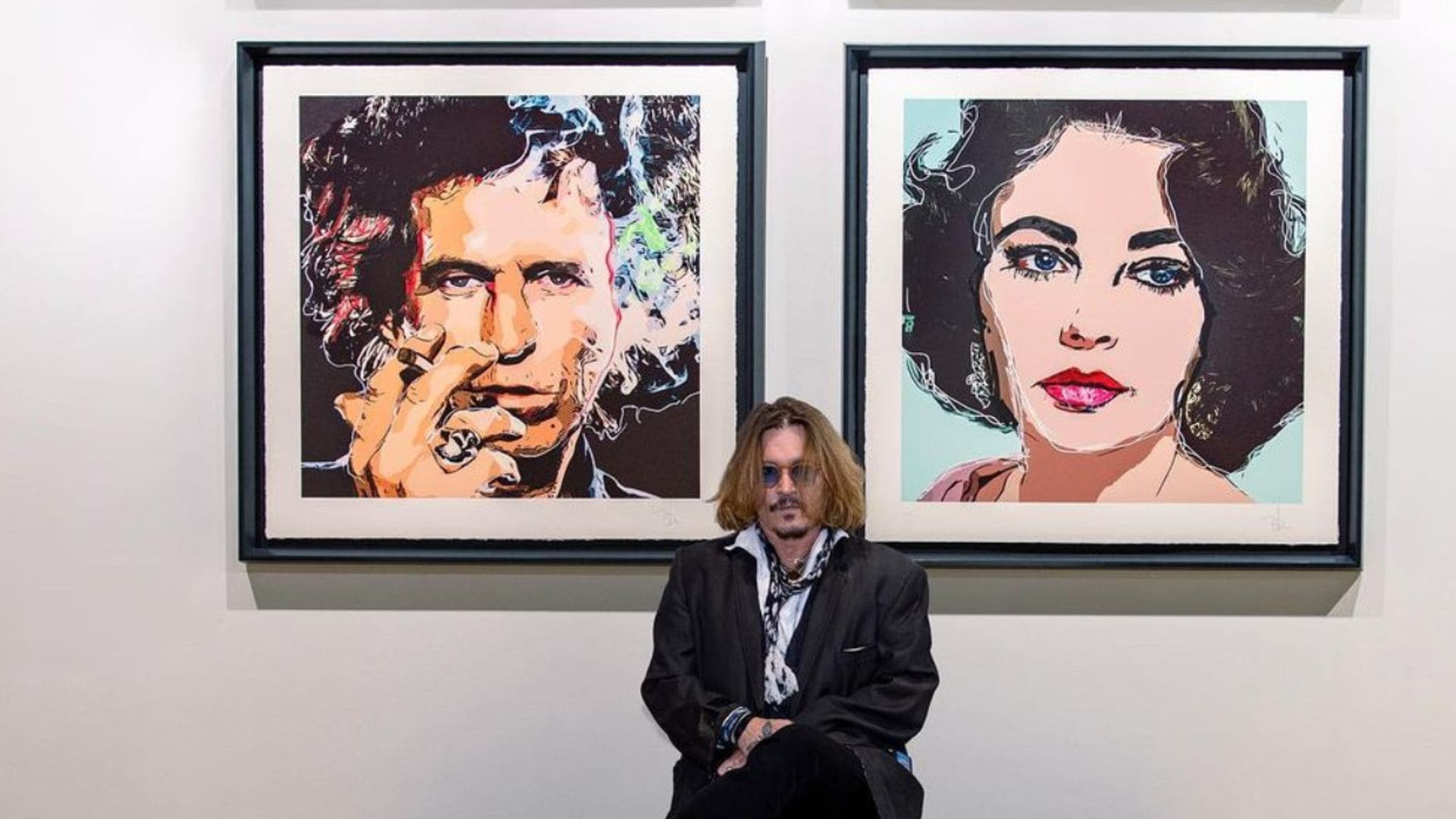 Cine, música y ahora pintura: las tres vidas de Johnny Depp tras el juicio de la polémica