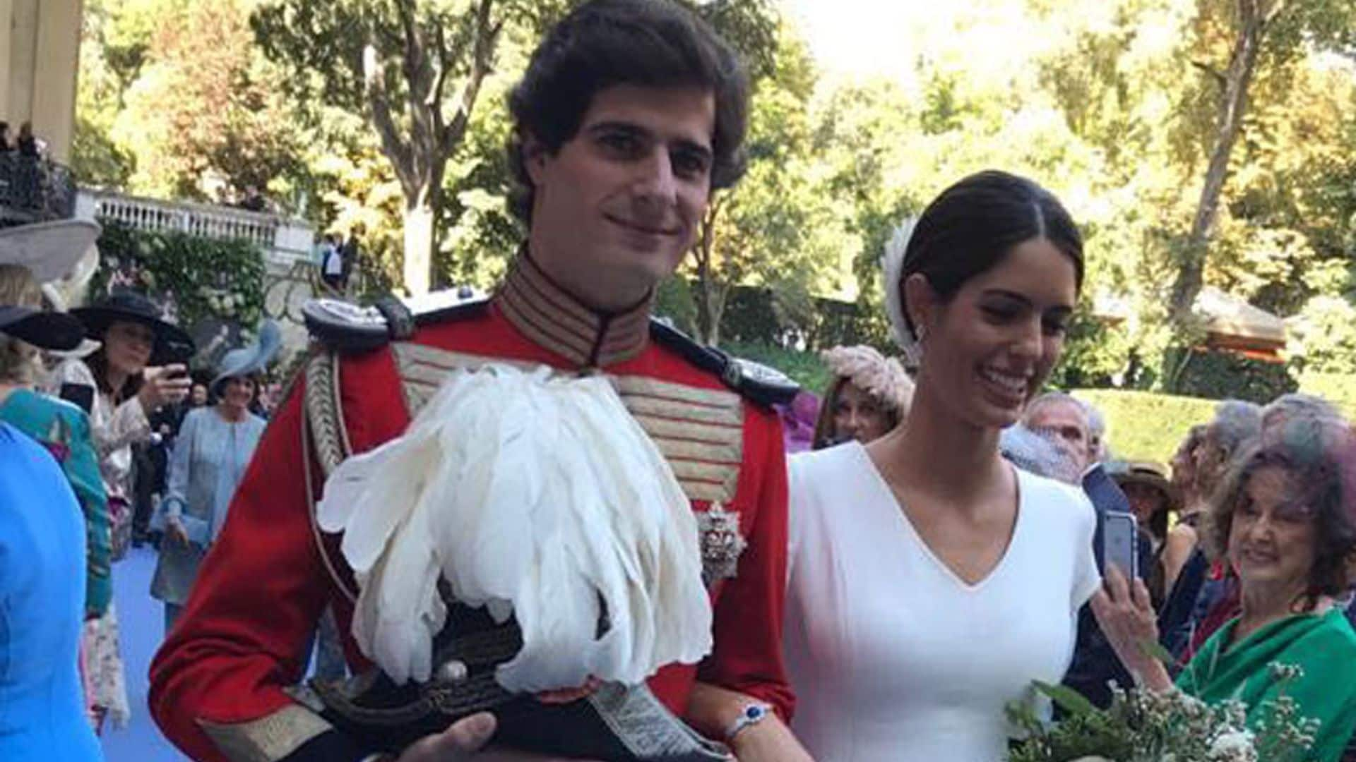 El vestido de novia de Sofía Palazuelo, la versión más moderna de una futura duquesa de Alba