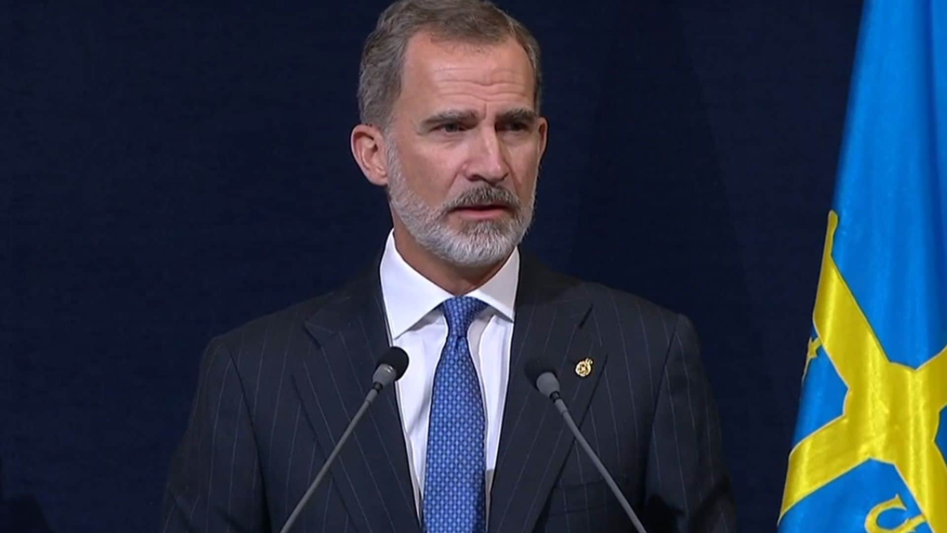 Felipe VI recuerda 'el valor' de un abrazo o una caricia en unos Premios Princesa de Asturias marcados por la distancia