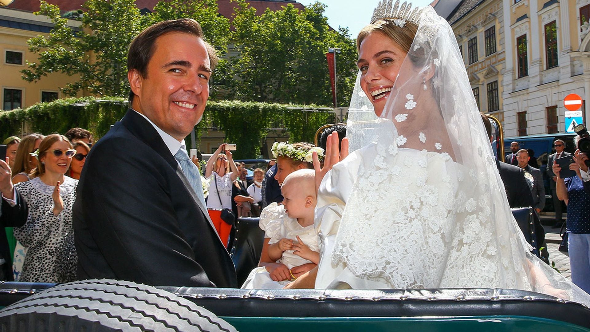 La espectacular boda en Viena de María Anunciata de Liechtenstein