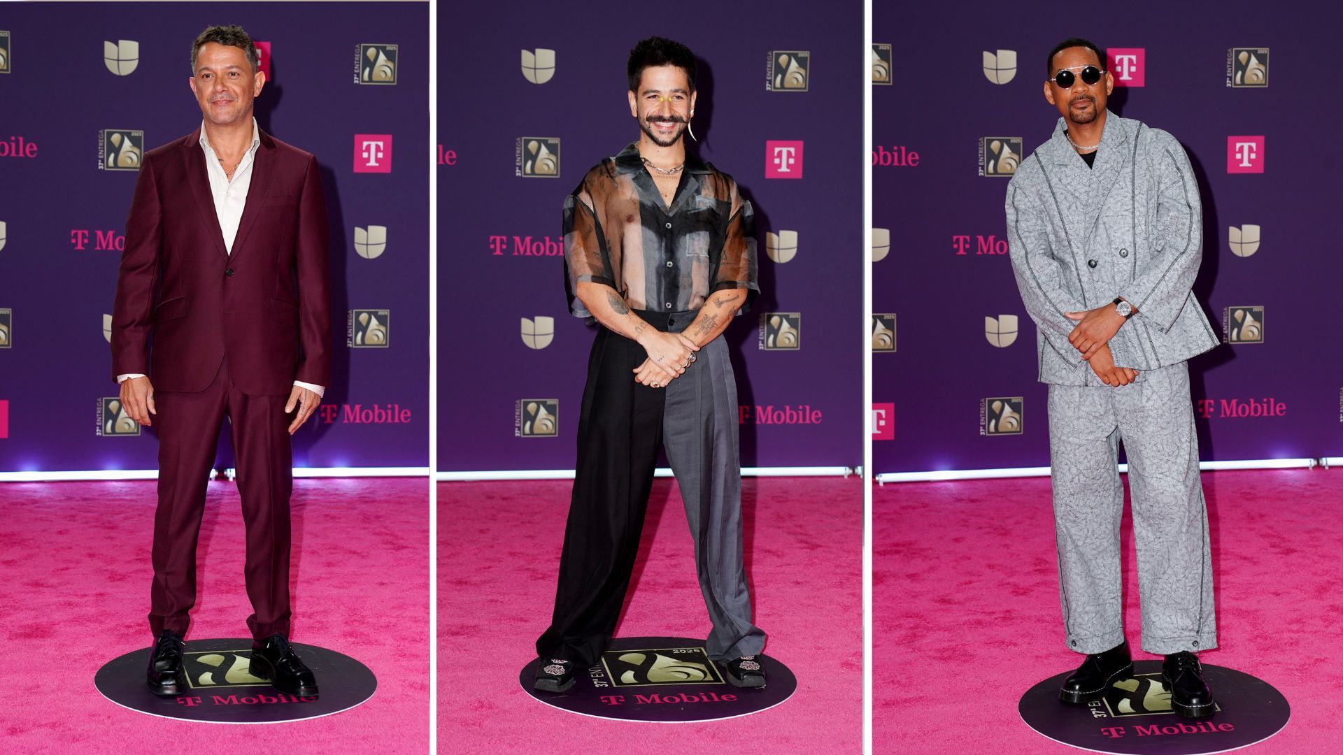 Ellos son los hombres con más estilo de la alfombra roja de Premio Lo Nuestro 2025