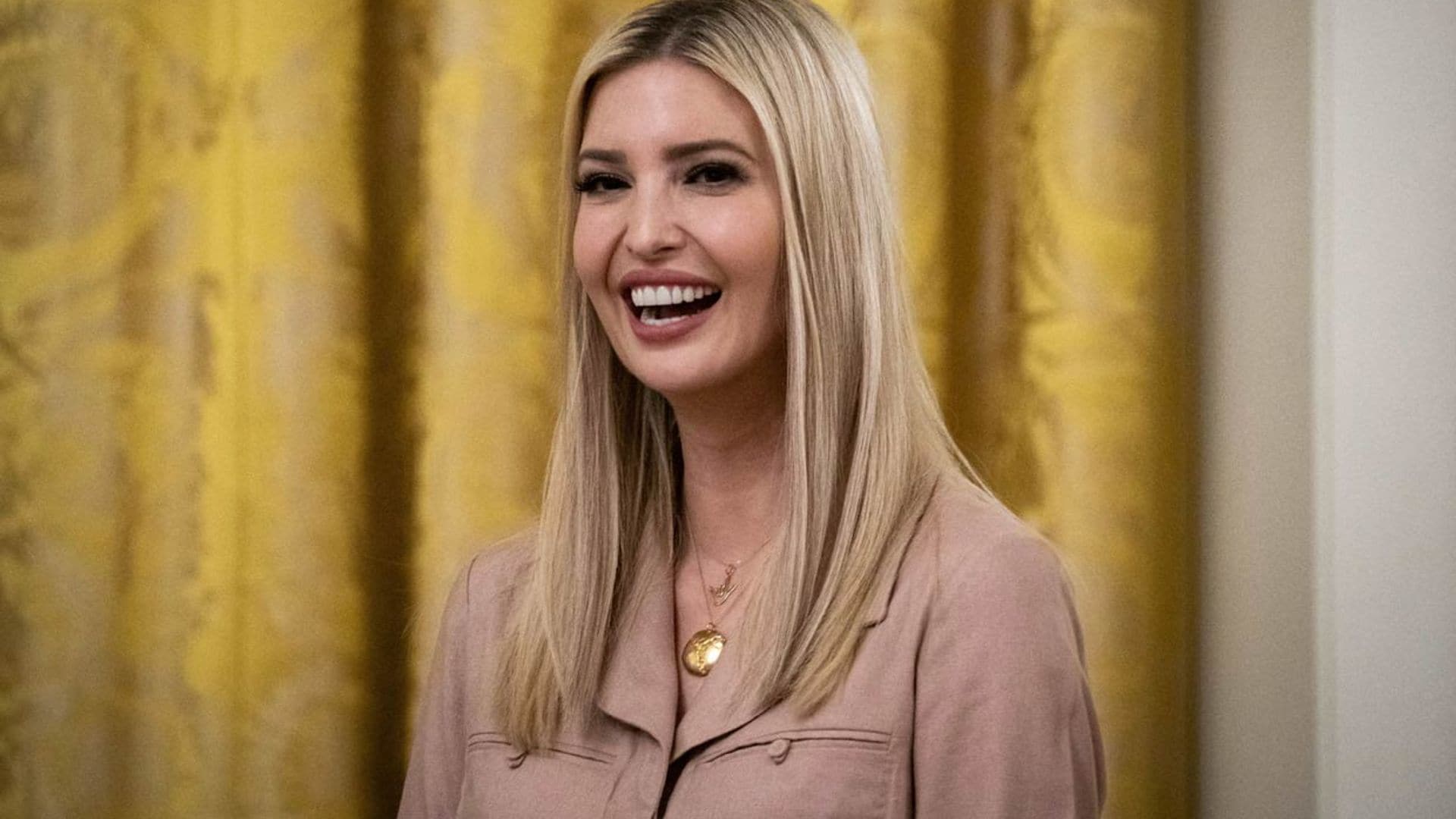 El mono de Ivanka Trump que podría haber llevado Máxima: 'palazzo' y cinturón XL