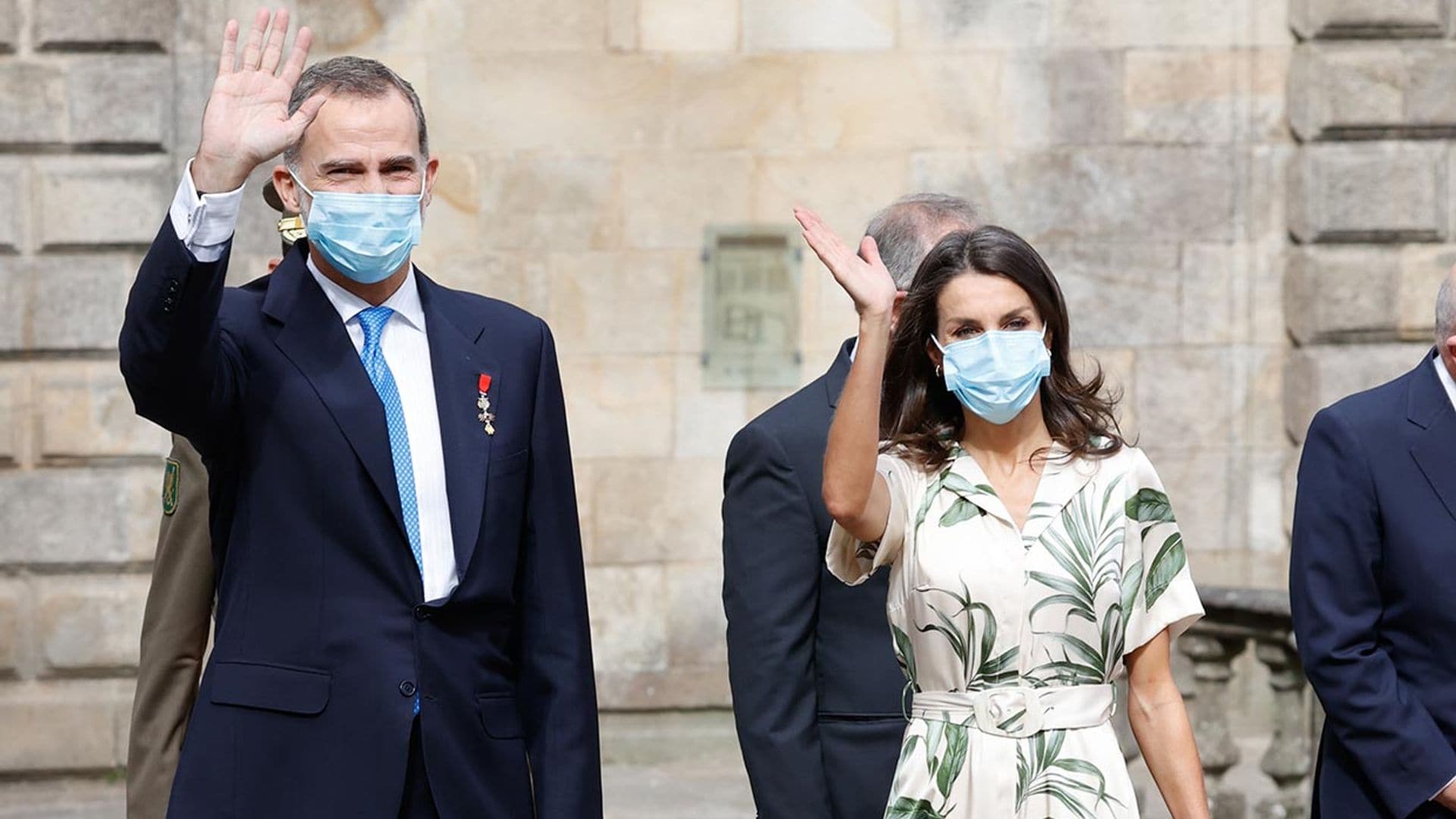 Los Reyes presiden la ofrenda al Apóstol en el Día de Santiago