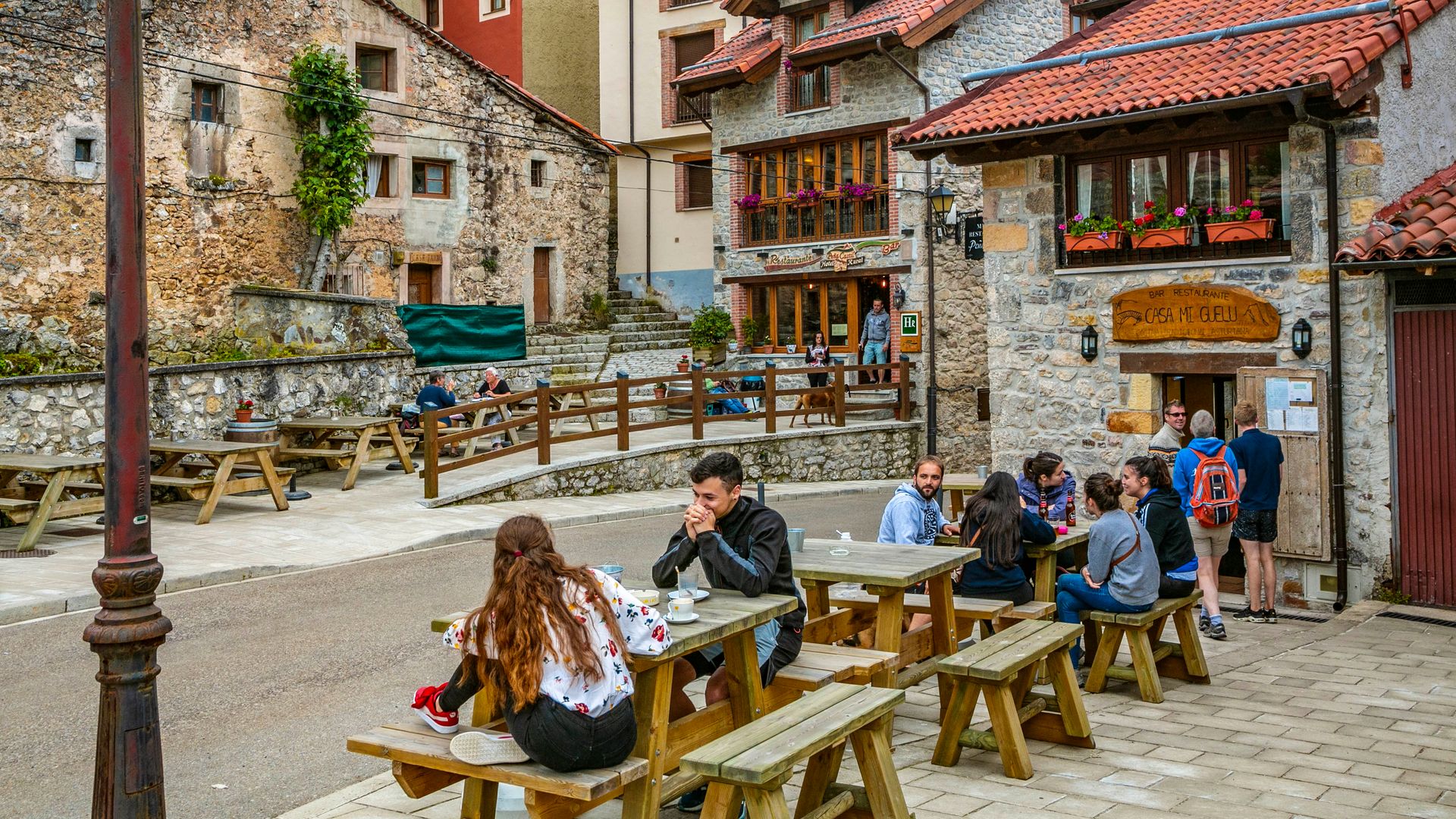 Sotres, el pueblo más alto de Asturias en el concejo de cabrales, en el Parque Nacional de los Picos de Europa