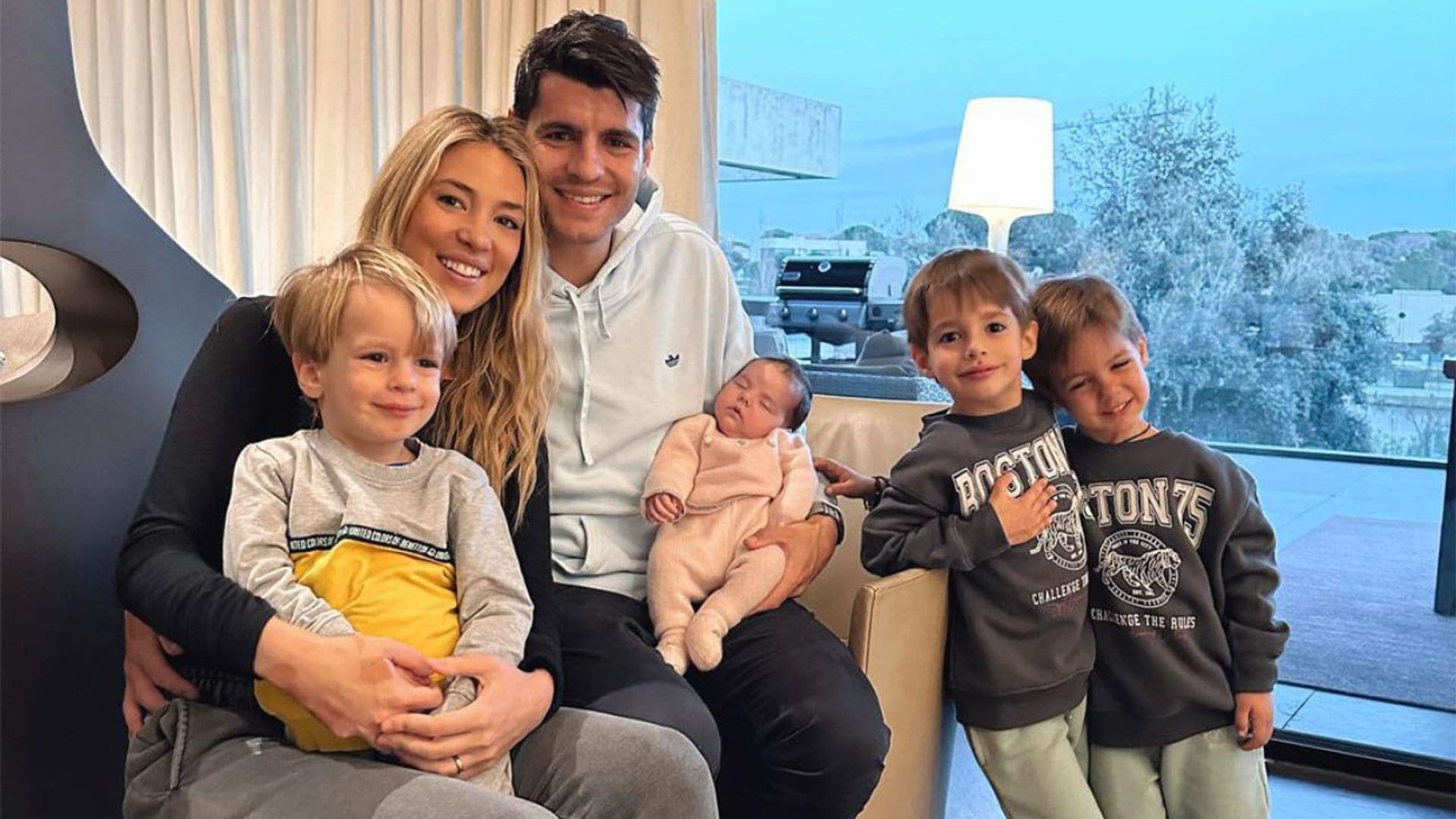 Álvaro Morata y Alice Campello, así es la casa en la que viven con sus cuatro hijos