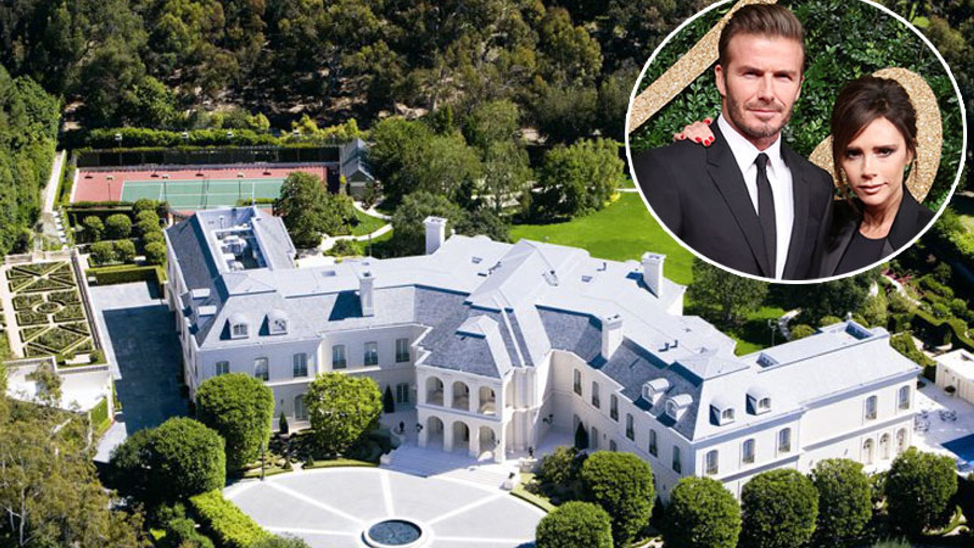 14 dormitorios, 27 baños... Descubre la impresionante mansión que podría convertirse en el nuevo 'Beckingham Palace'