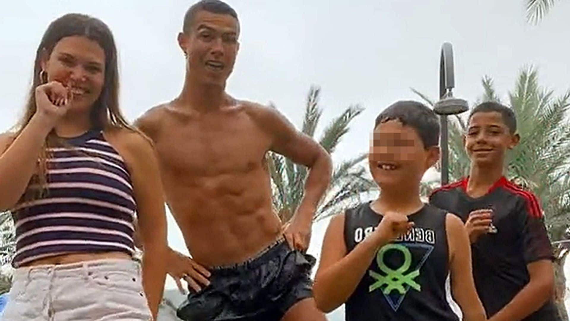 Cristiano Ronaldo, como nunca le habíamos visto en un divertido vídeo bailando en familia