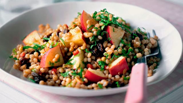 recetas ensaladas cuscus manzana