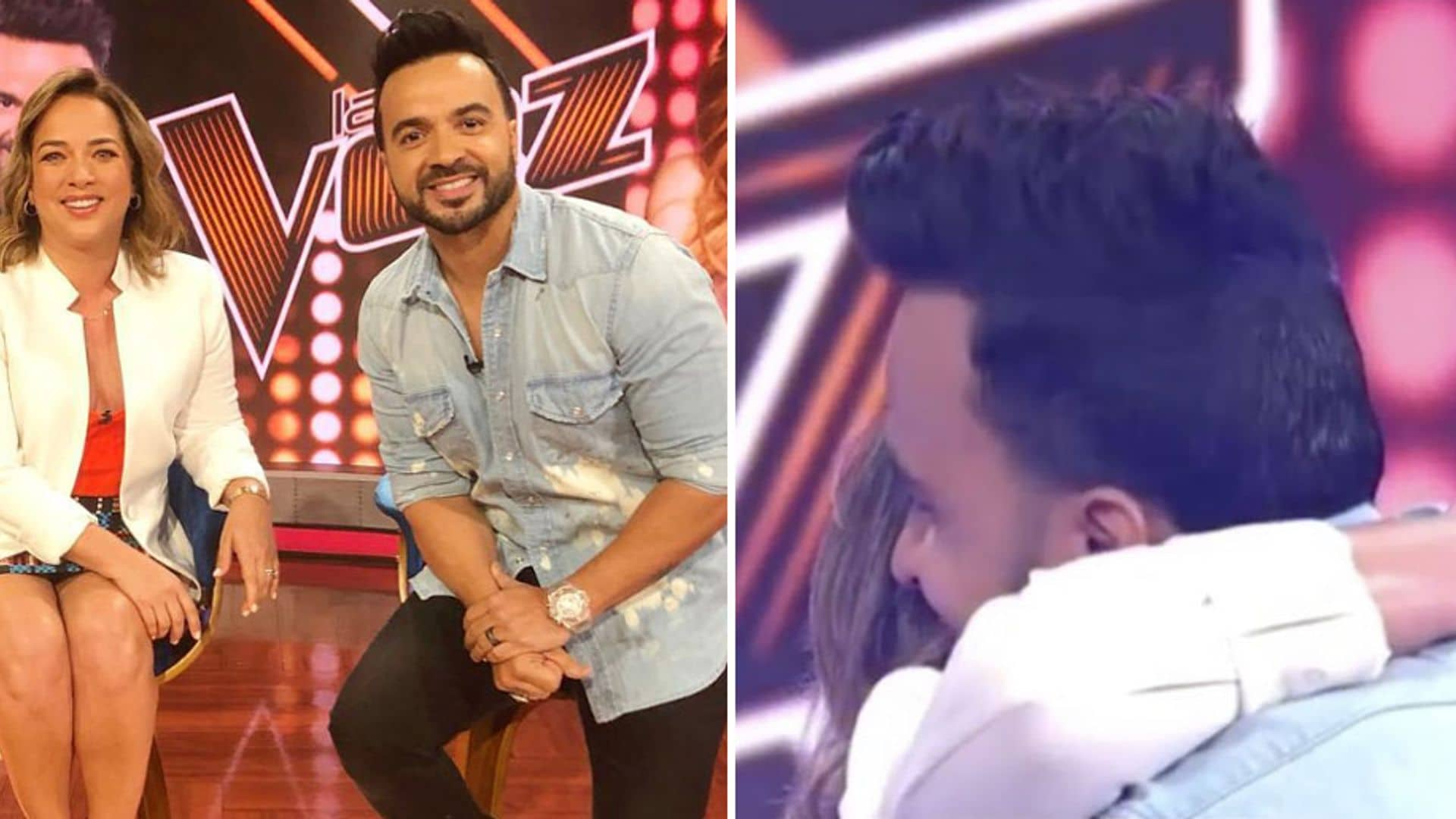 Así fue el reencuentro de Adamari López y Luis Fonsi en ‘Un Nuevo Día’