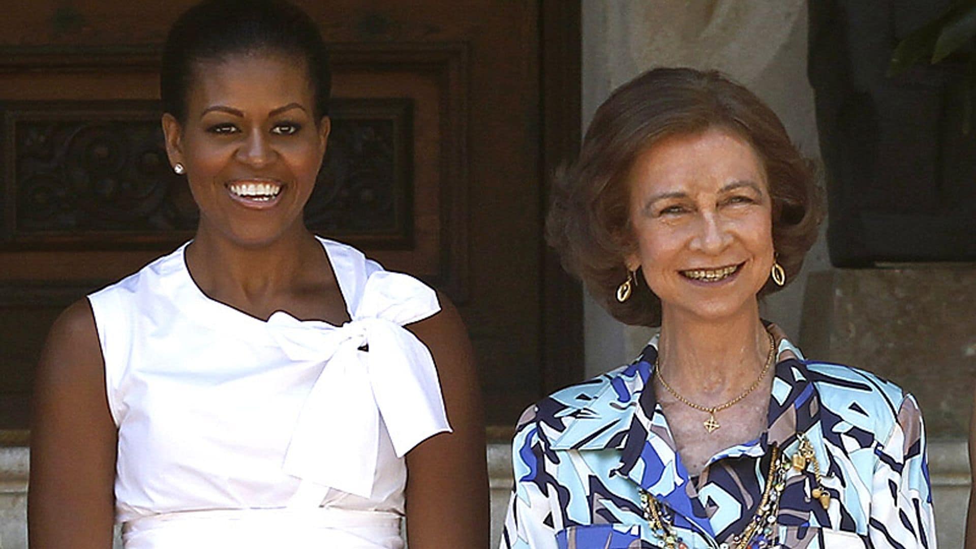 Doña Sofía y Michelle Obama almuerzan juntas en Mallorca