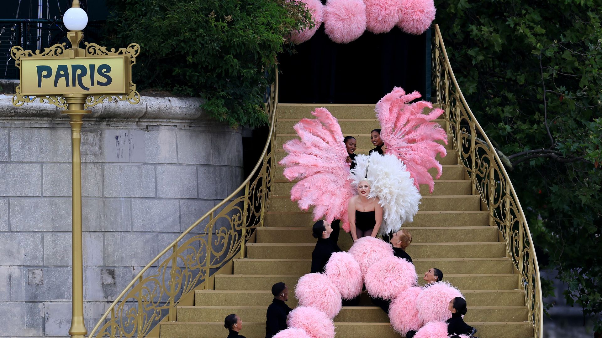 Lady Gaga en la ceremonia de apertura JJOO 2024