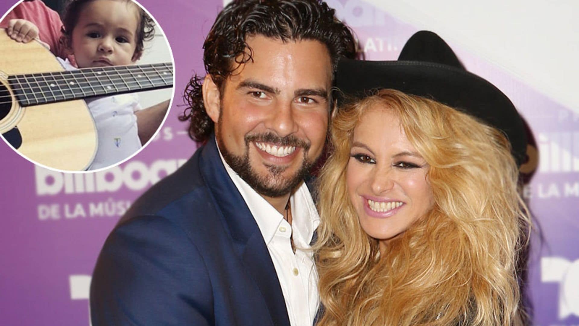 ¡Tras los pasos de mamá! No te pierdas a Eros, el hijo de Paulina Rubio, 'cantando' al son de una guitarra