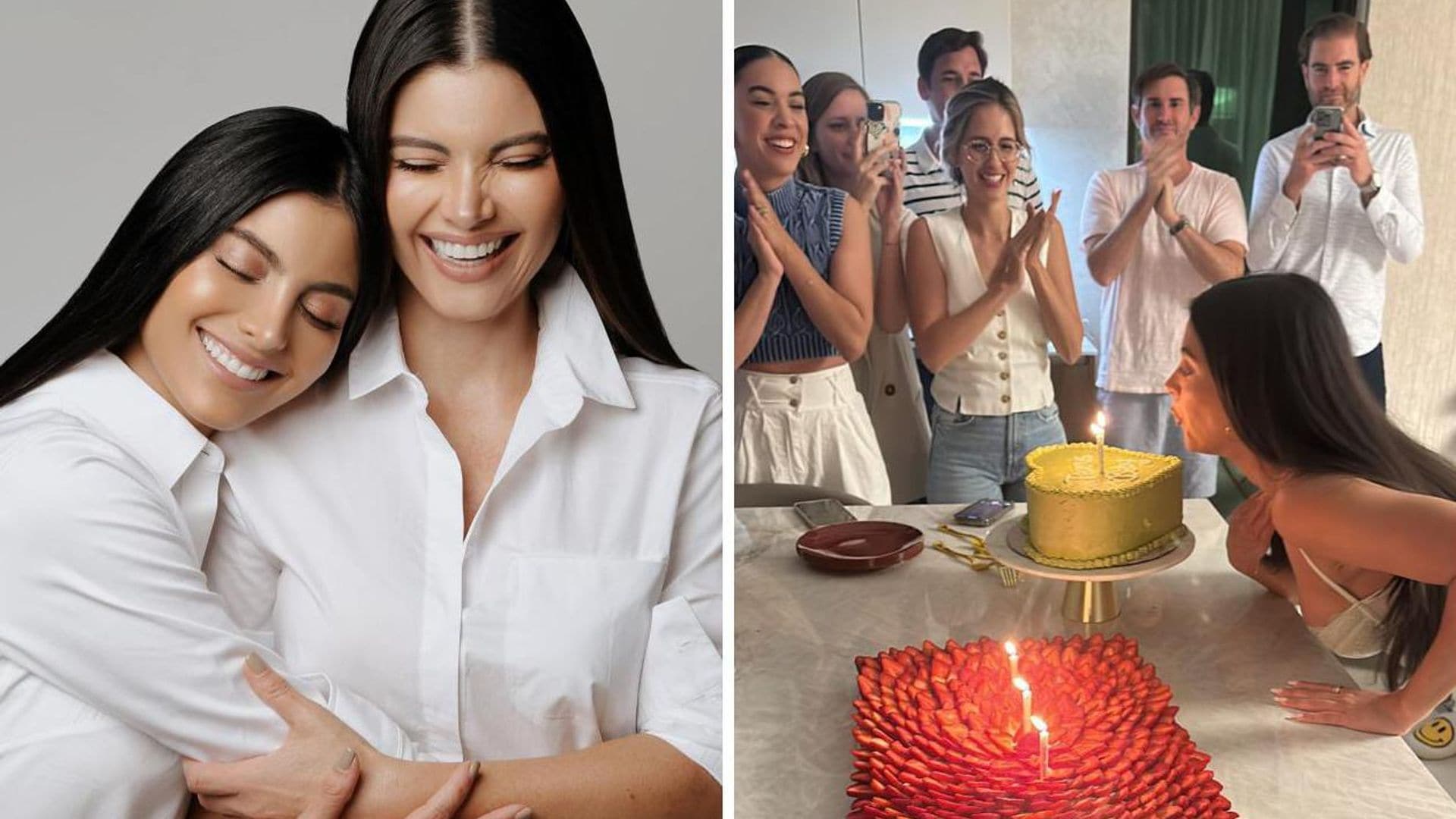 Chiqui Delgado y Jorge Ramos celebran juntos el cumpleaños de Marielena Dávila