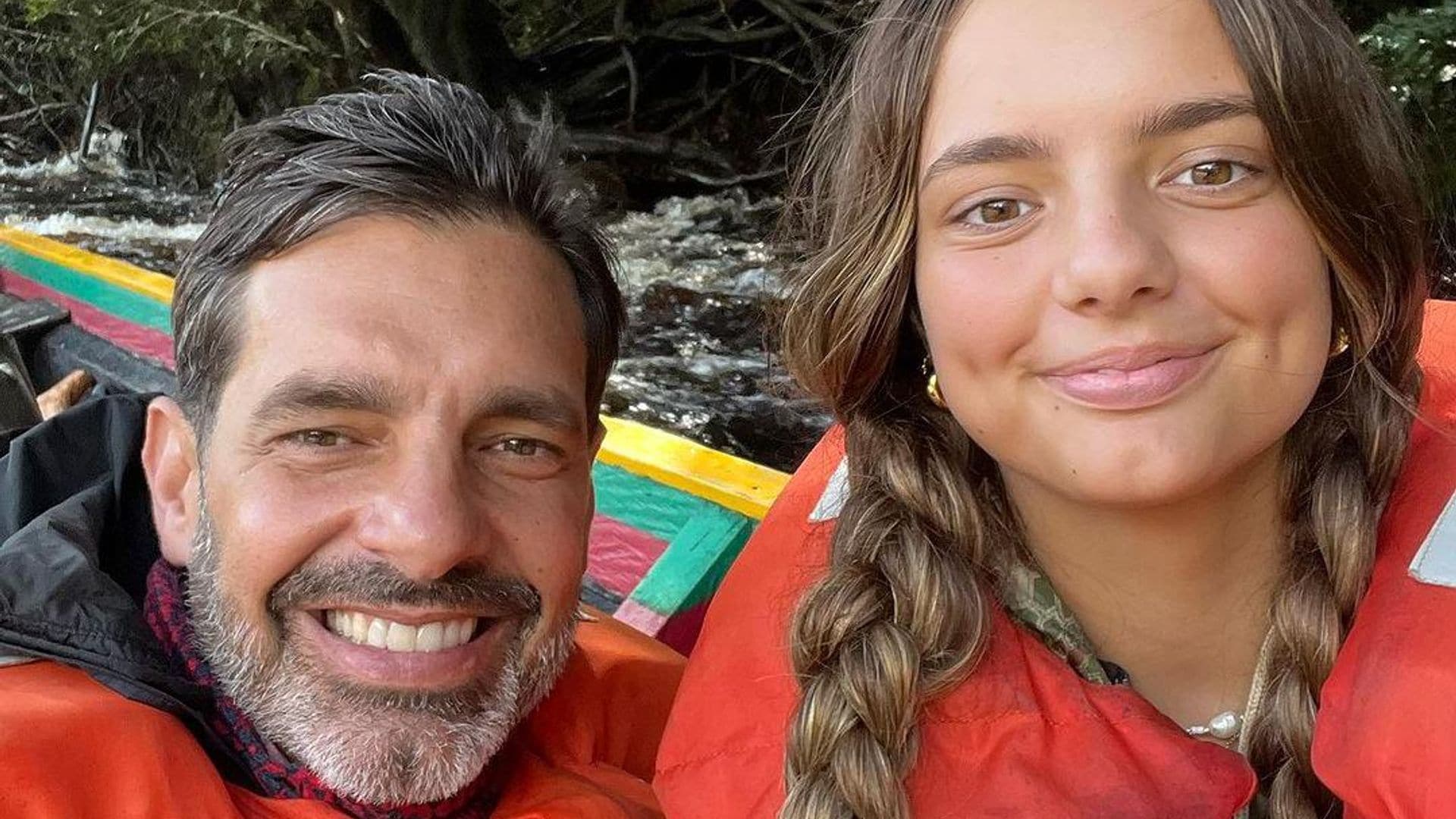 La hija de Gaby Espino se reencuentra con su padre en Venezuela y disfrutan de sus vacaciones