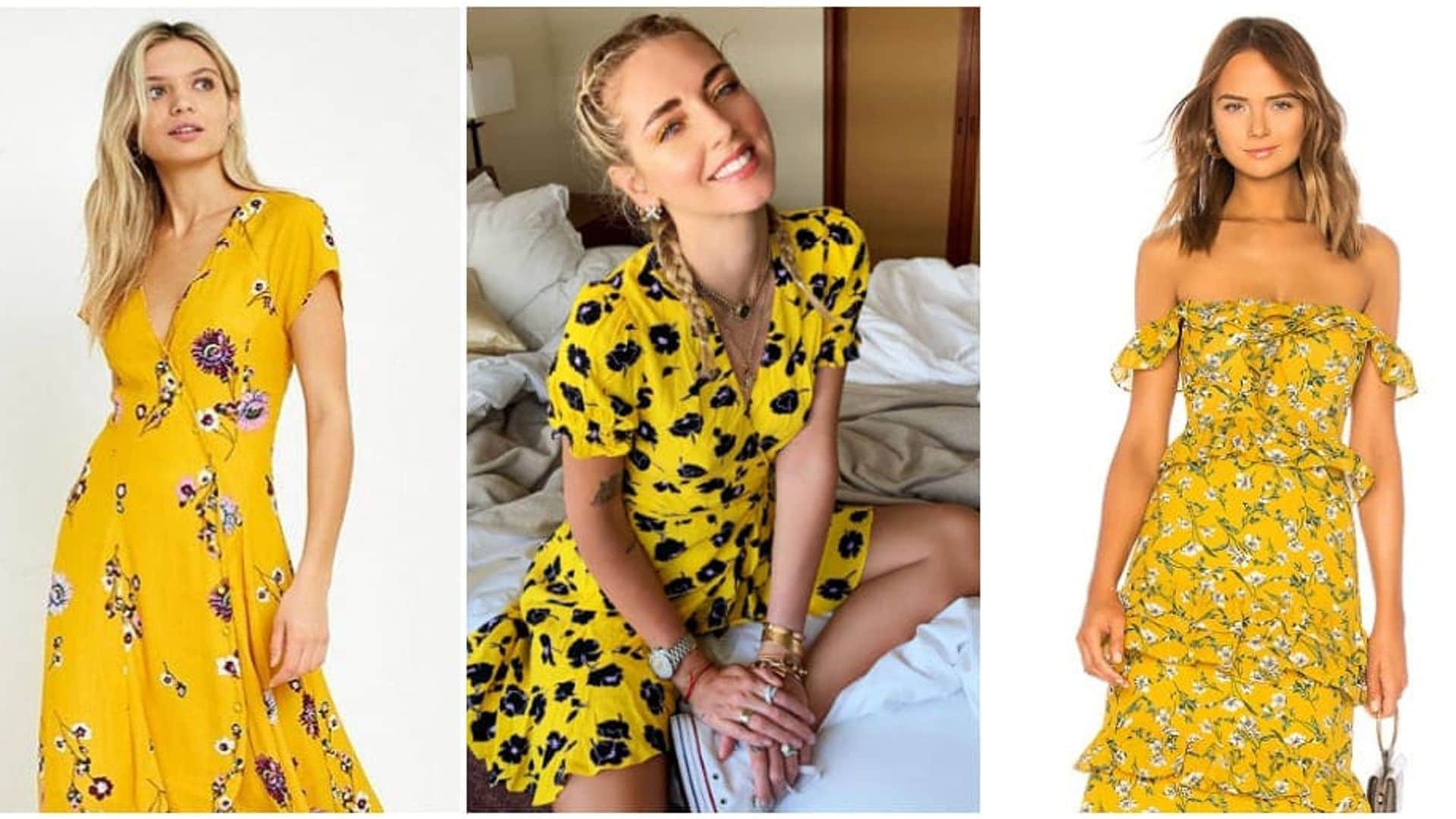 En amarillo y con flores: 7 vestidos 'trendy' para este verano