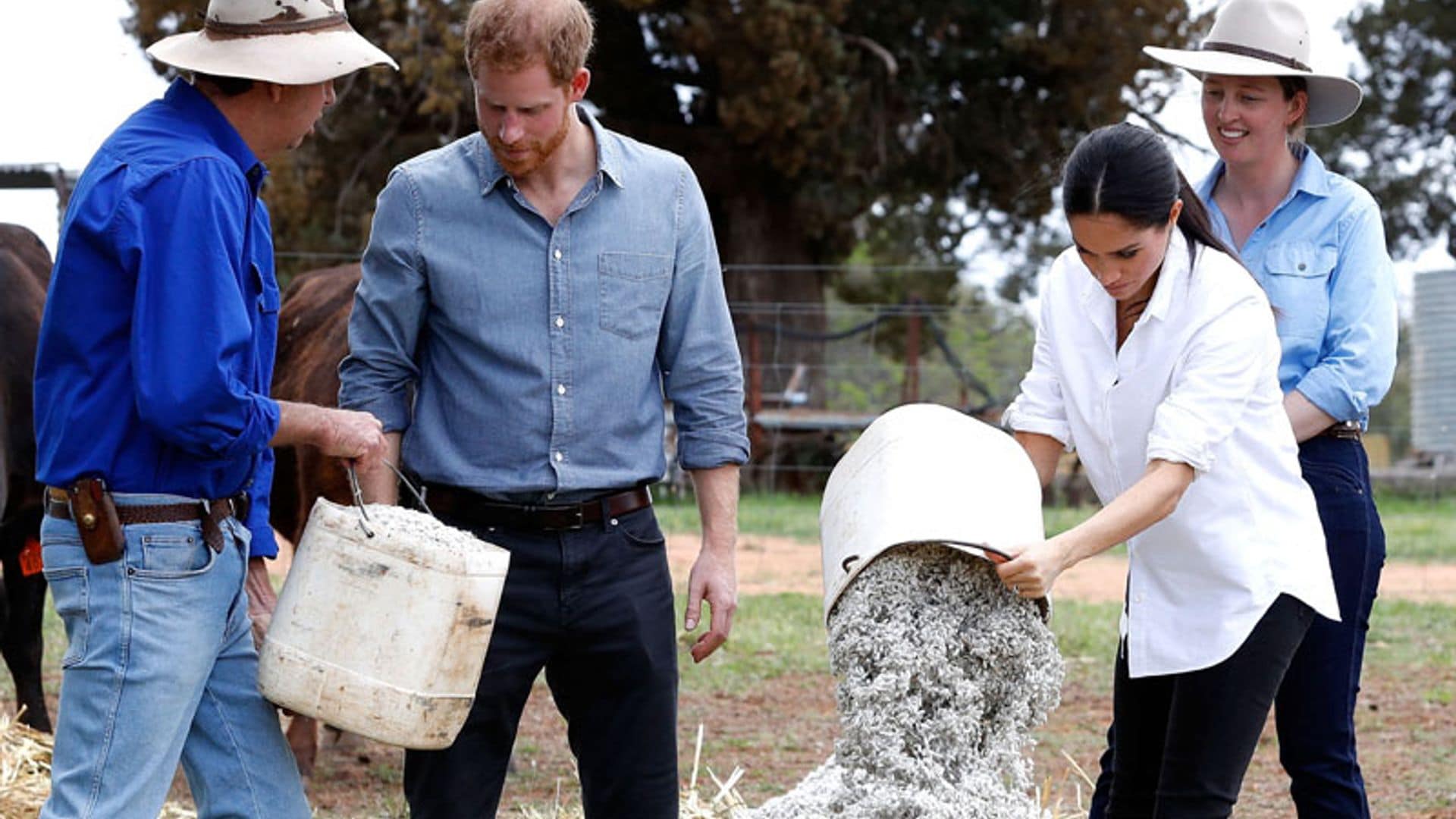 Unos granjeros llamados Harry y Meghan