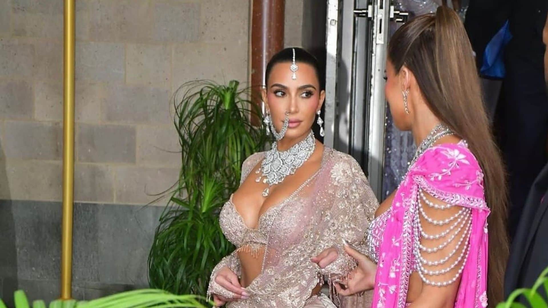 De Kim Kardashian a Priyanka Chopra: los mejores looks vistos en la boda del heredero del hombre más rico de la India
