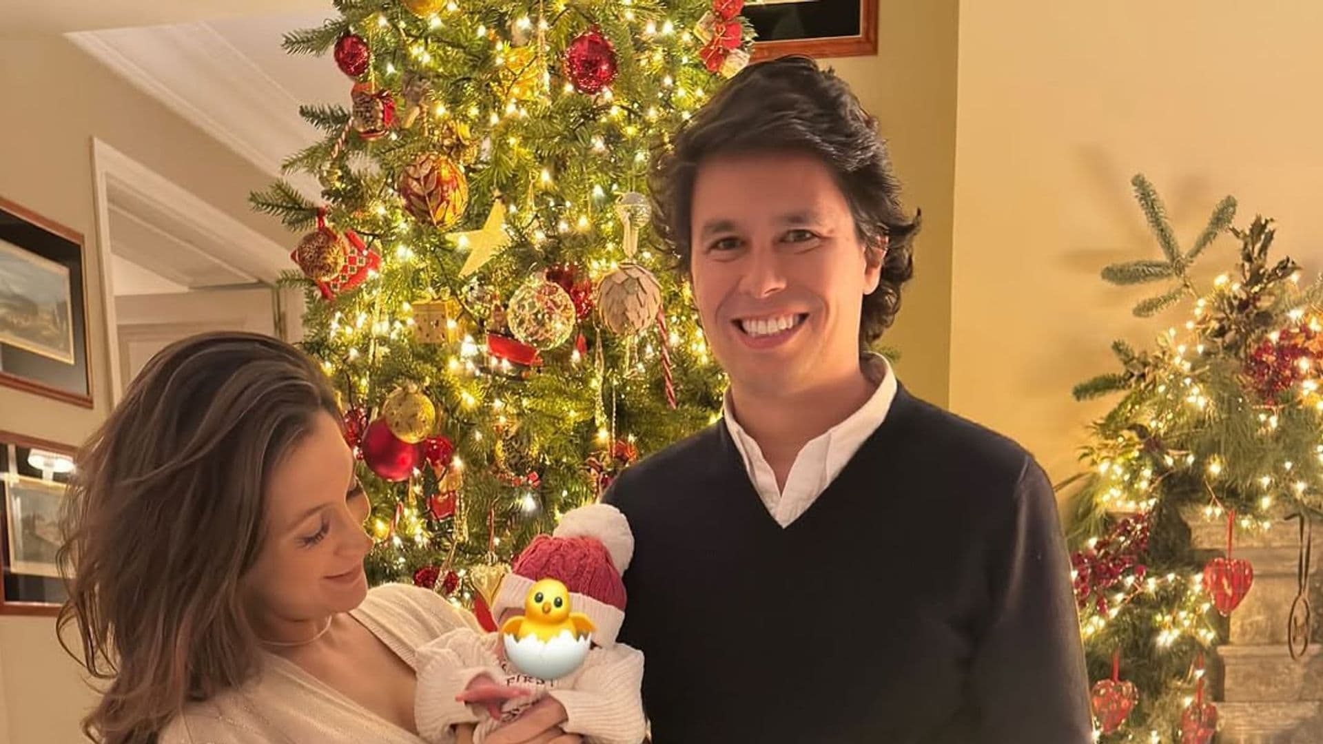 Álvaro Castillejo Preysler y Cristina Fernández: así están siendo sus primeras Navidades como papás