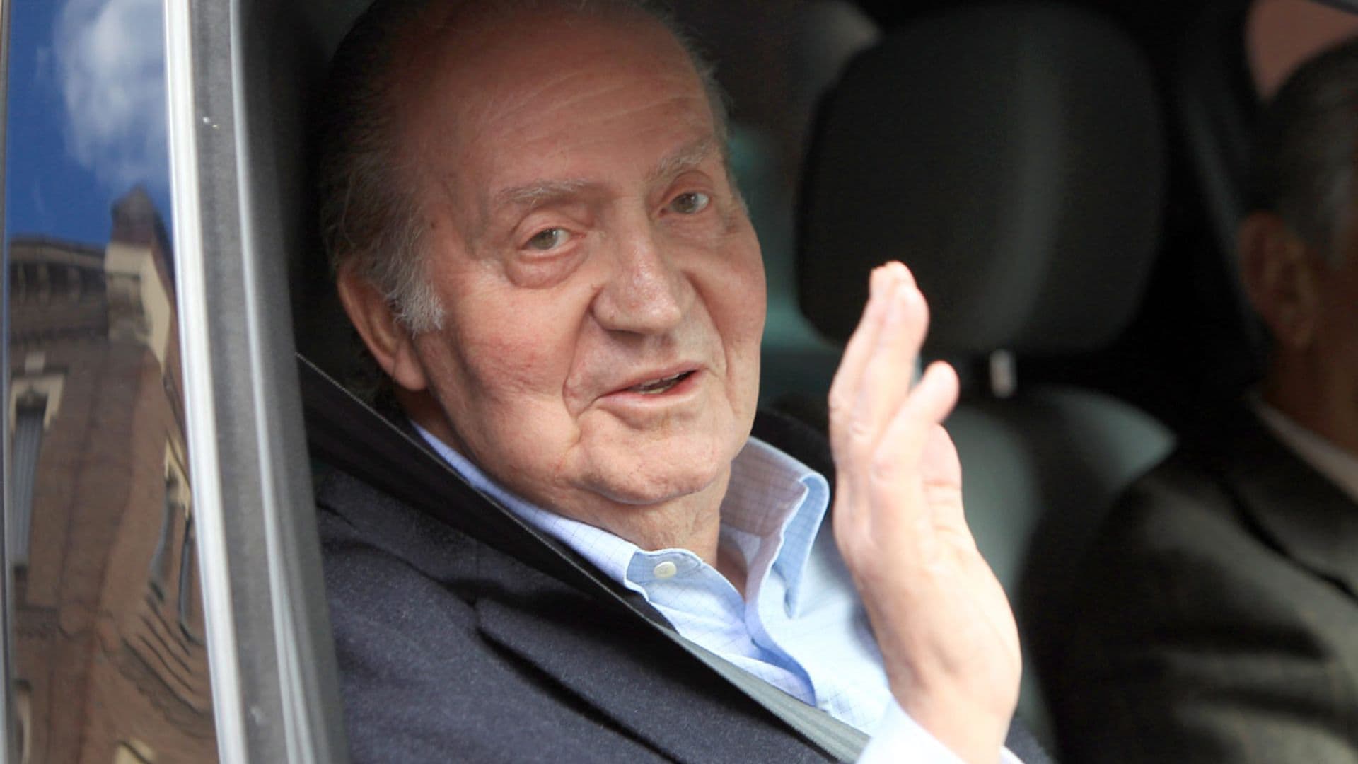 Don Juan Carlos ya se encuentra fuera de España