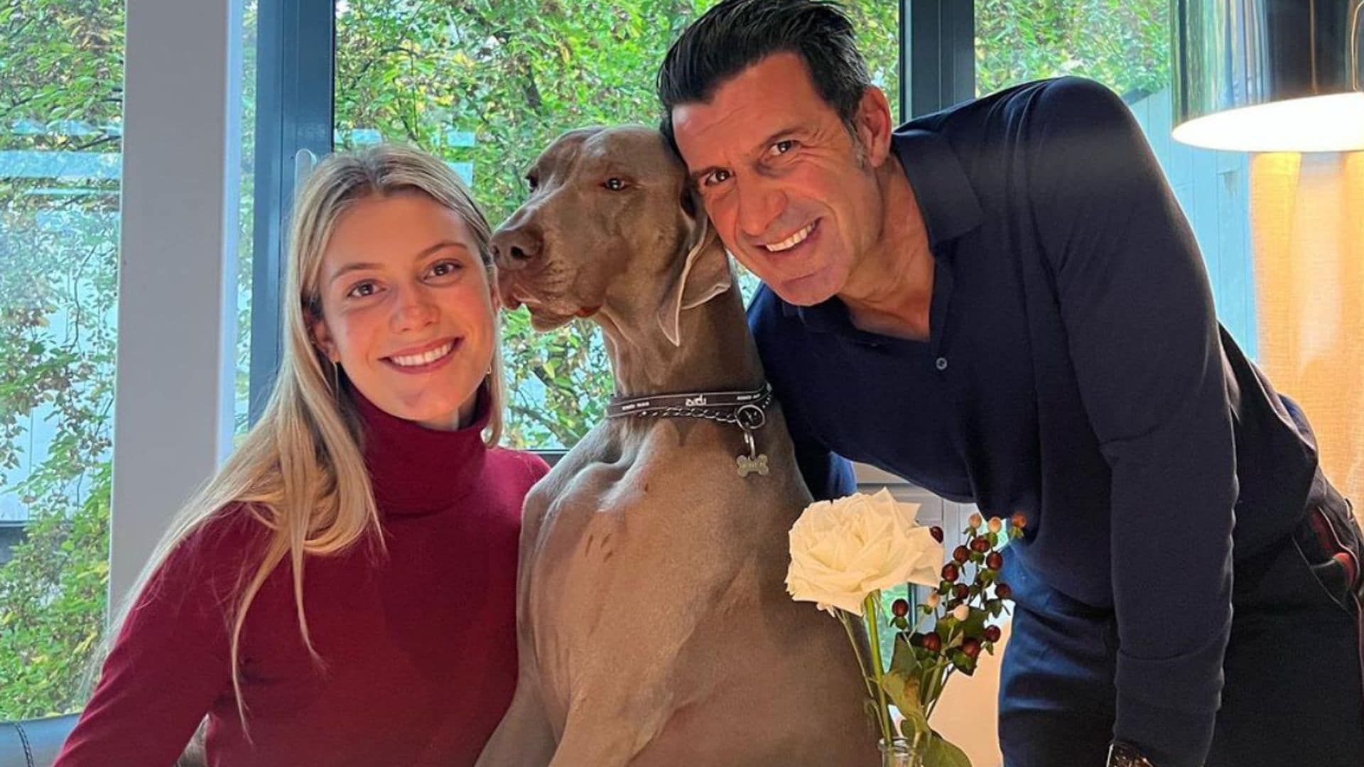 Soplando las velas en familia y con un invitado muy especial: así ha celebrado Luis Figo su 51 cumpleaños