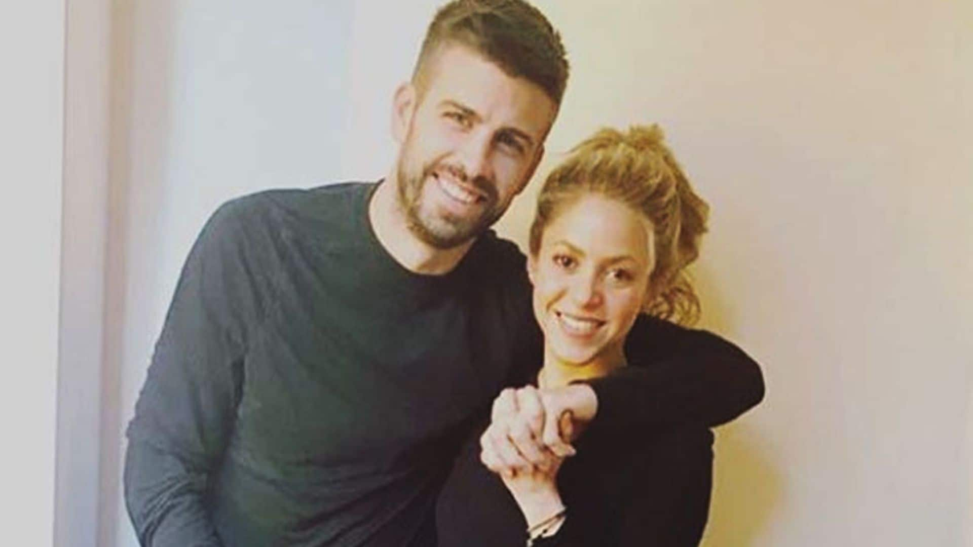 ¡Dando saltos! Así celebran Shakira y Gerard Piqué las buenas noticias