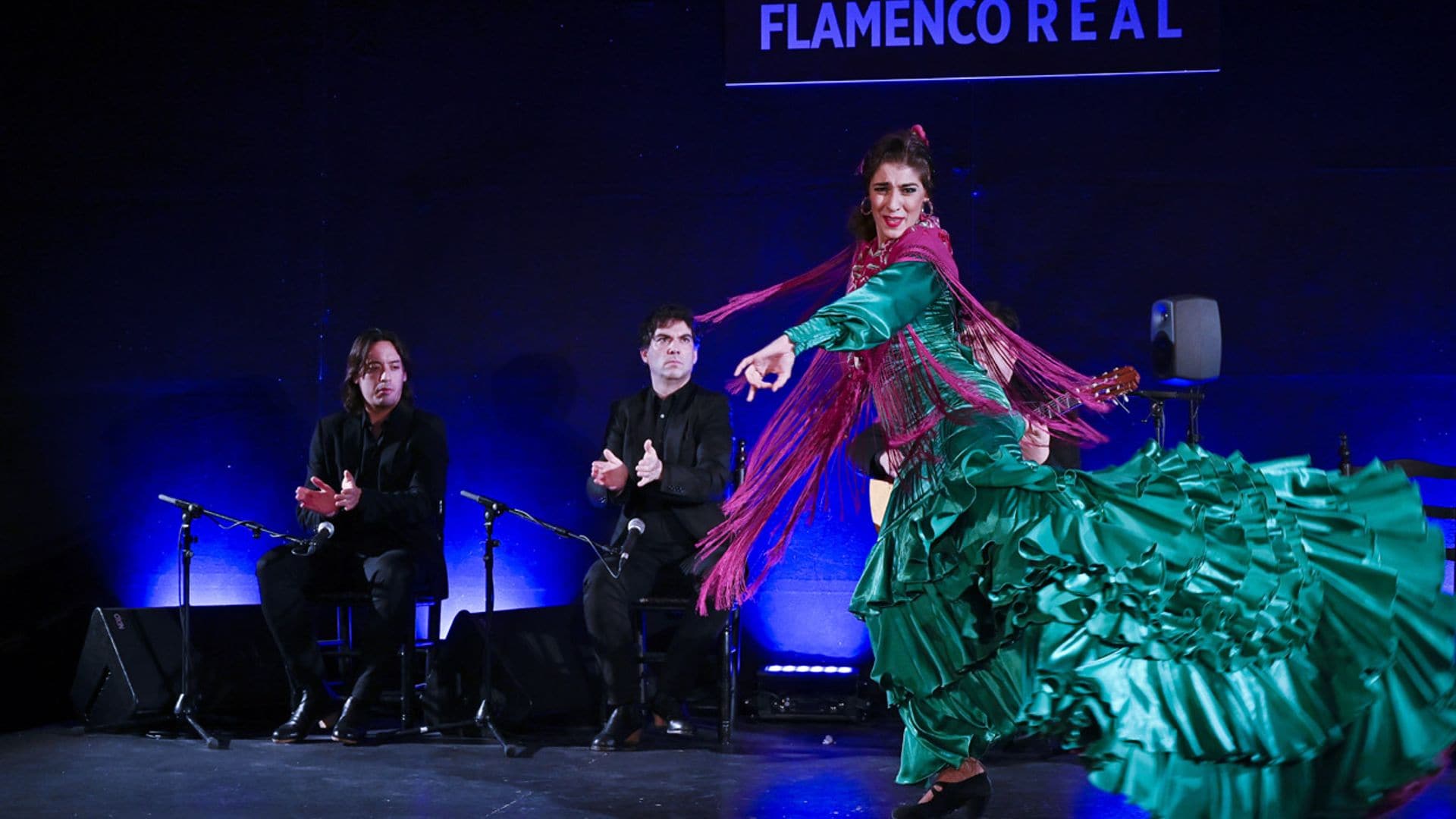 Carmen Lomana, Cristina Hoyos y Toño Molina en la gran noche de flamenco en el Teatro Real