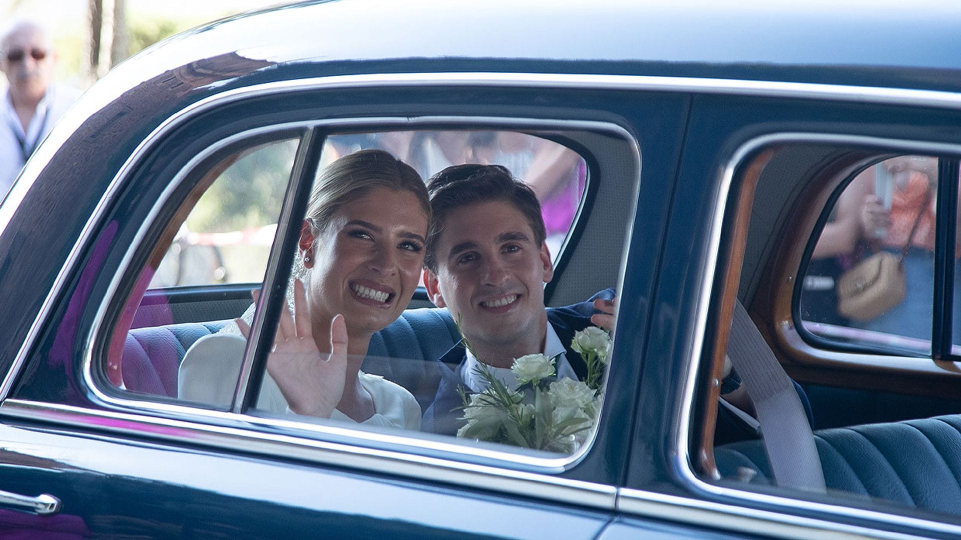 El orgullo de Toño, hermano de Teresa Andrés Gonzalvo, que ha ejercido como padrino de boda