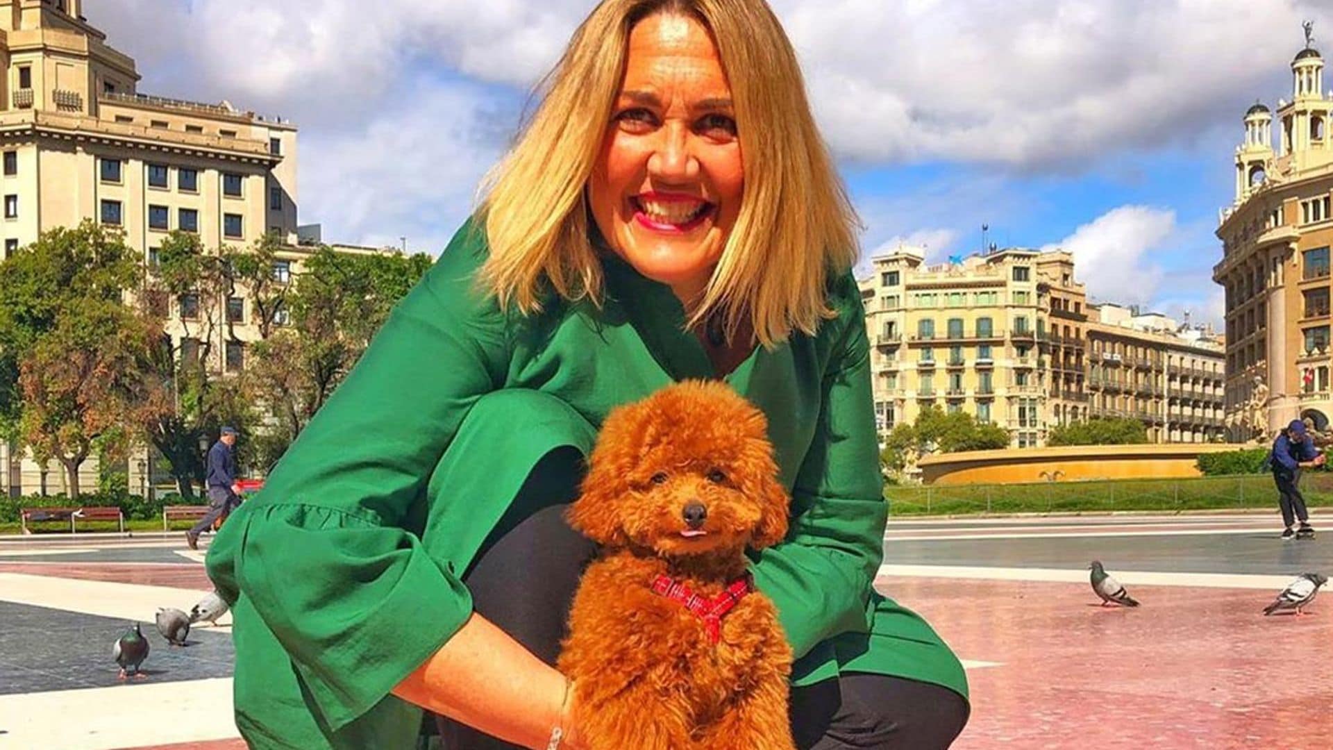 El perro de Mayka Navarro se cuela en un directo con Ana Rosa Quintana