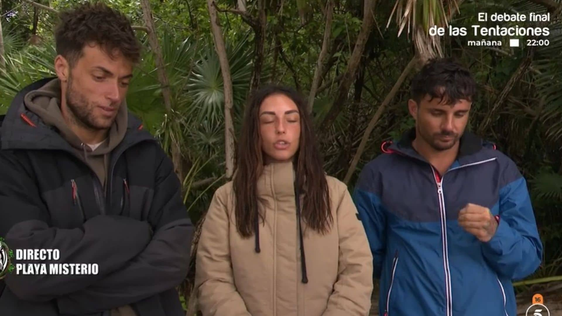 La reacción de Anita, Montoya y Manuel al conocer que uno de ellos será expulsado de 'Supervivientes'