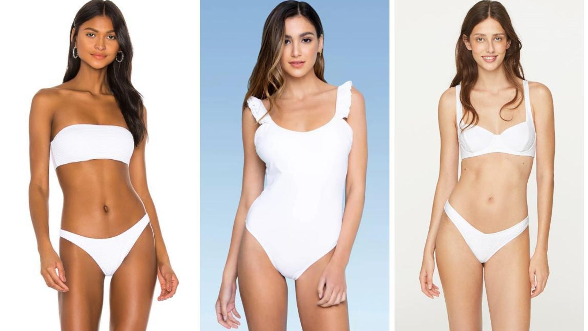 Los 9 ‘swimsuits’ blancos más deseables para estas vacaciones