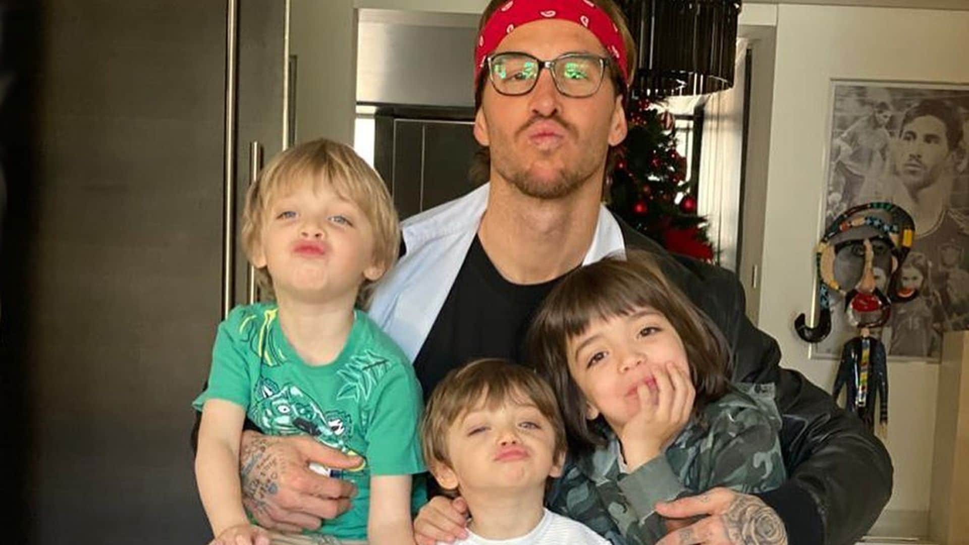 ¡Igual que papá! Los hijos de Sergio Ramos copian su estilo