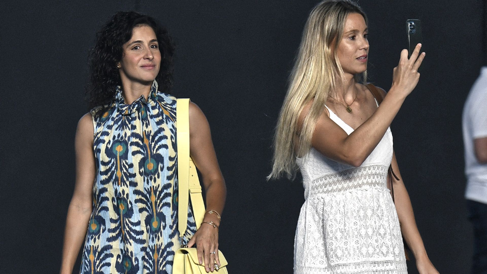 Mery Perelló y Maribel Nadal arropan a Rafa Nadal en un gran día tras vivir sus meses más duros