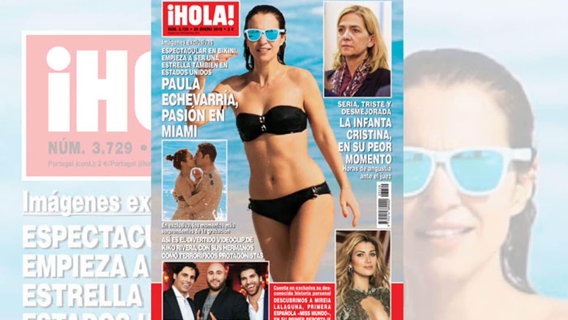 Exclusiva en ¡HOLA!, Paula Echevarría, pasión en Miami