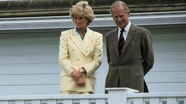 princess diana and prince philip in windsor