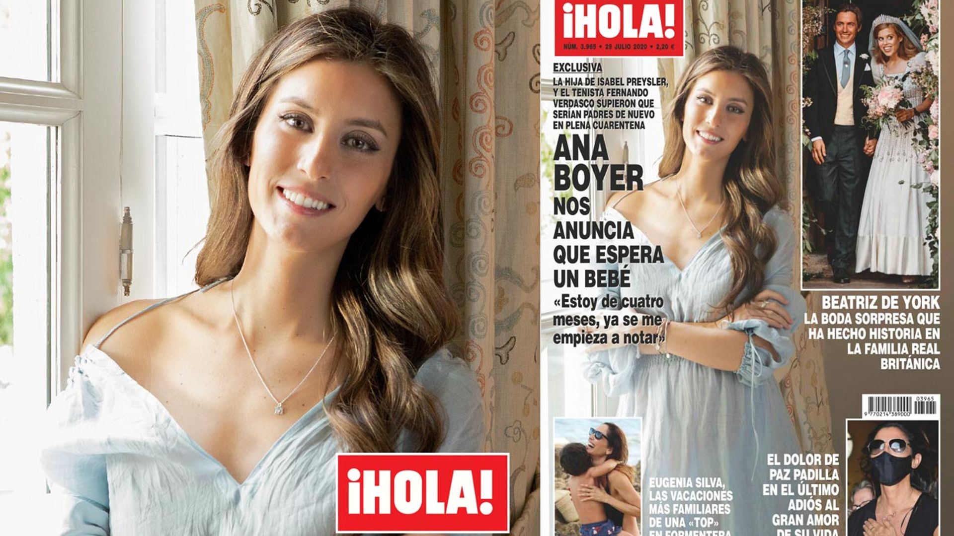 Exclusiva en ¡HOLA!, Ana Boyer nos anuncia que espera un bebé