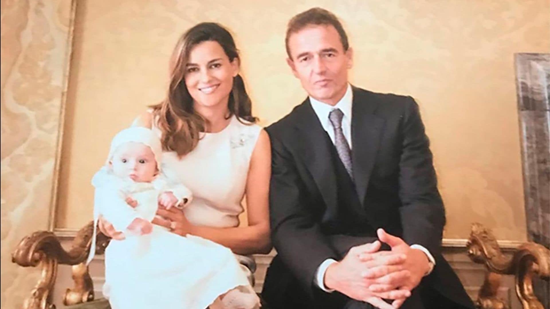 Alessandro Lequio recuerda el bautizo de su hija Ginevra Ena en Roma