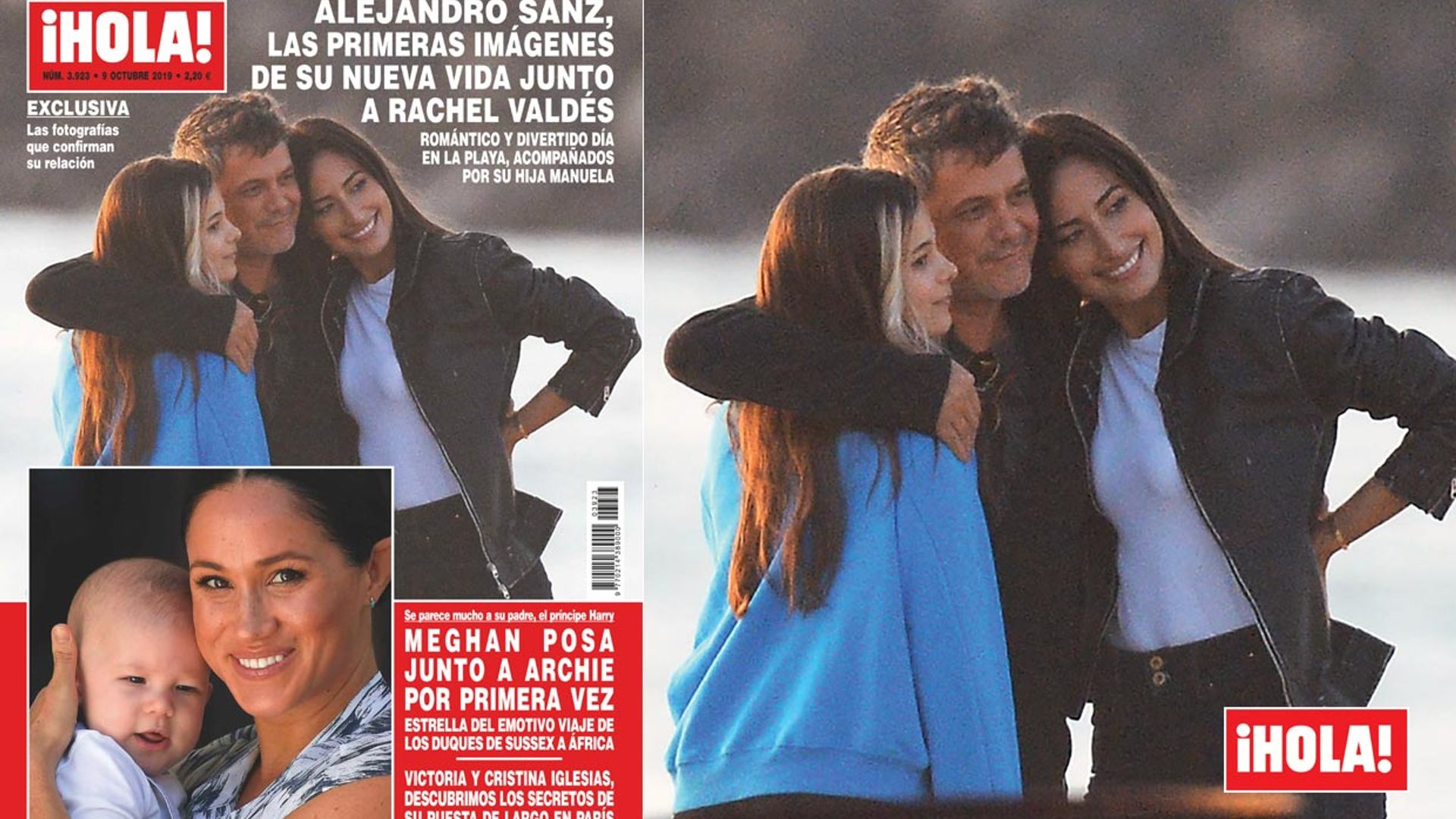 Exclusiva en ¡HOLA!: Alejandro Sanz, las primeras imágenes de su nueva vida junto a Rachel Valdés