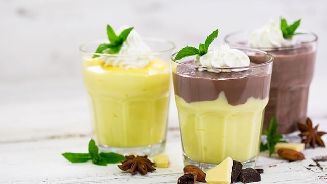 crema helada de menta con chocolate